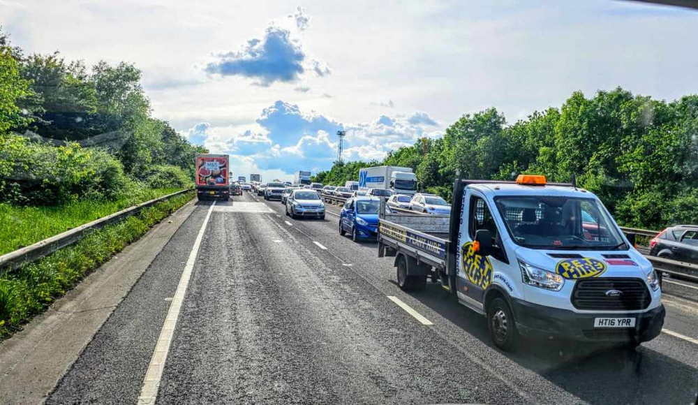 Police are appealing for witnesses following the incident on the A500 Shavington Bypass on Friday 17 May (Nub News).