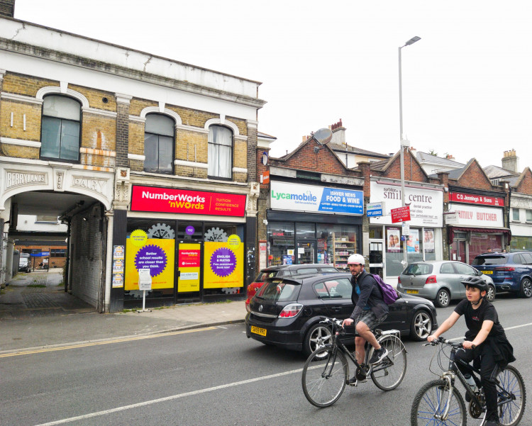 NumberWorks'nWords Surbiton along Ewell Road. (Photo: Oliver Monk)