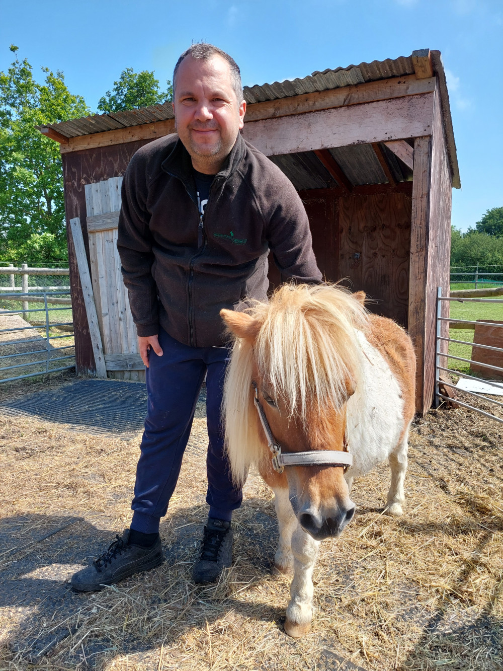 James Williams with pony Lolly. (Photo: Maldon CVS)