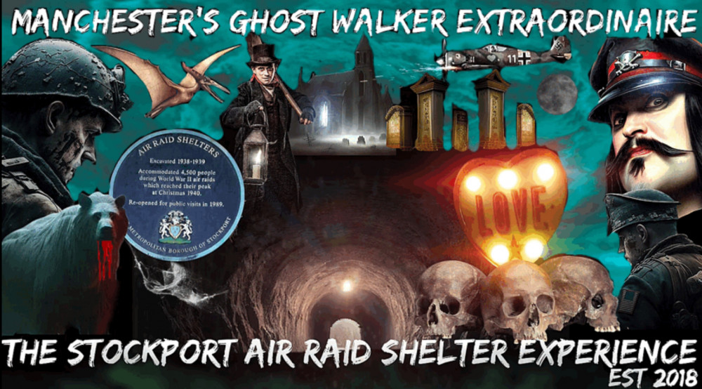 Flecky Bennett’s The Stockport Air Raid Shelter Experience will take place on 13 June at 7pm, finishing at 8.15pm (Image - Flecky Bennett) Flecky Bennett’s The Stockport Air Raid Shelter Experience will take place on 13 June at 7pm, finishing at 8.15pm (Image - Flecky Bennett)
