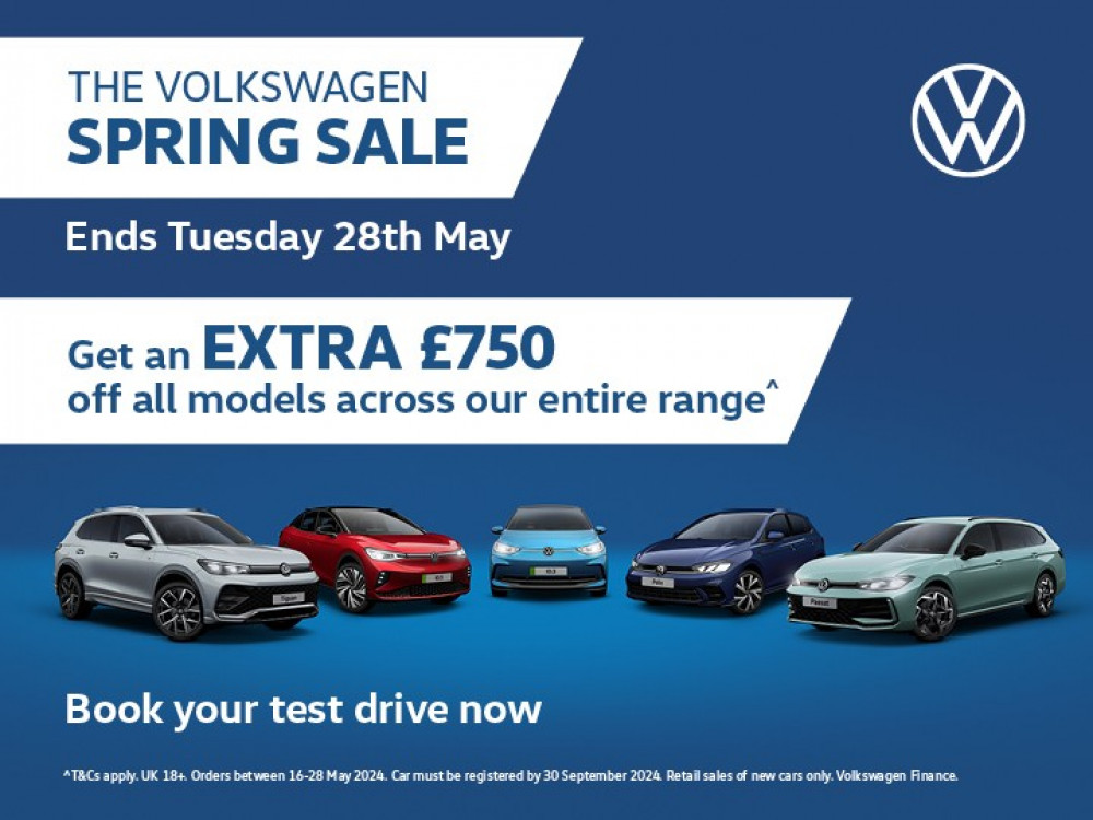 Choose from the new generation Tiguan to the classic Volkswagen Polo, or if you’d prefer something sporty what about the Golf GTI? (Image: Swansway)