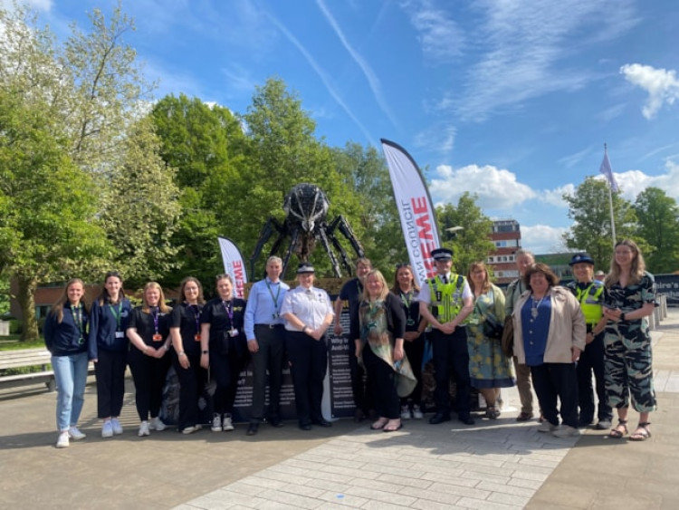 Operation Sceptre week also saw some great engagement from the wider Cheshire community and partner organisations. (Photo: Cheshire Police)