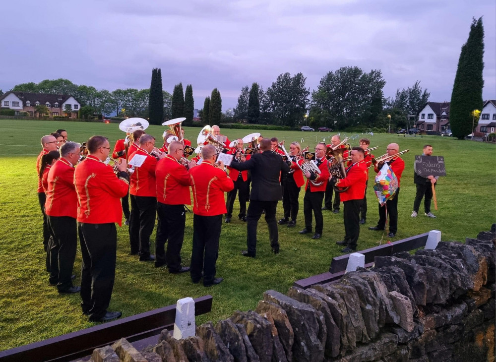 Foden's Band took part in the Whit Friday Marches again. (Photo: Foden's Band) 