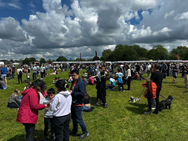 Thousands attended Warwick Food Festival on Sunday (image via CJ's Events Warwickshire)
