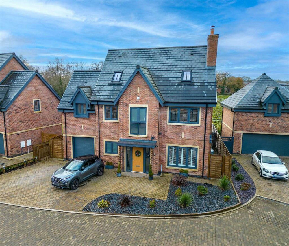 Fields to the rear with this impressive property. (Photo: Stephenson Browne)