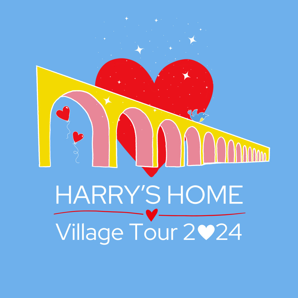 The specially designed logo for 'Harry's Home Village Tour'. (Image: Holmes Chapel Partnership)  