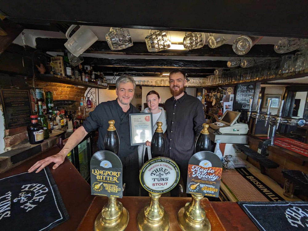 Owner Ian Evans is pictured with his son Jake and daughter-in-law Melissa. (Photo: Nub News)