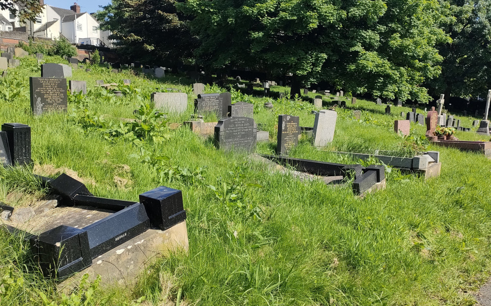 Margaret Cliff, 76, found 2ft high weeds growing around burial plots in Tunstall Cemetery (Margaret Cliff).