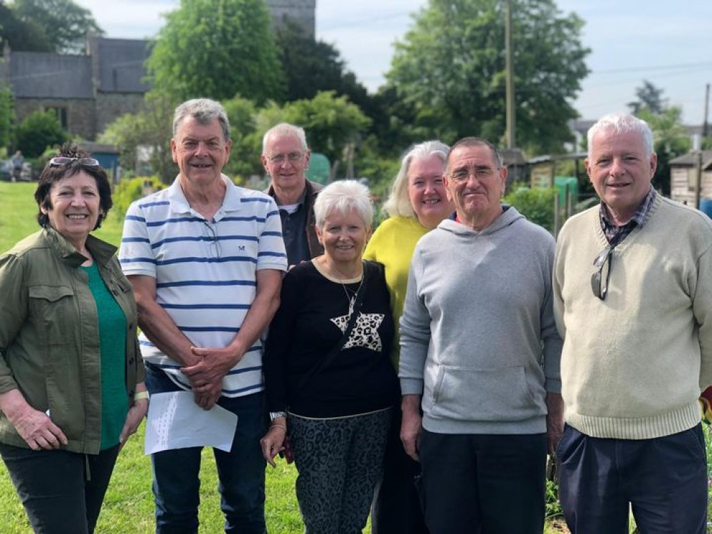 The Allotment Committee with the new Allotment rep