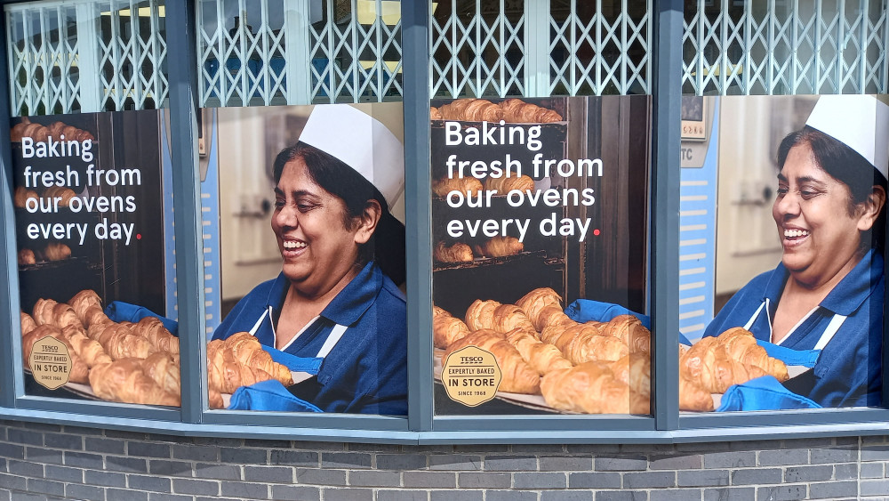 Tesco has been accused of misleading customers - by advertising its bread as freshly baked (image via SWNS)