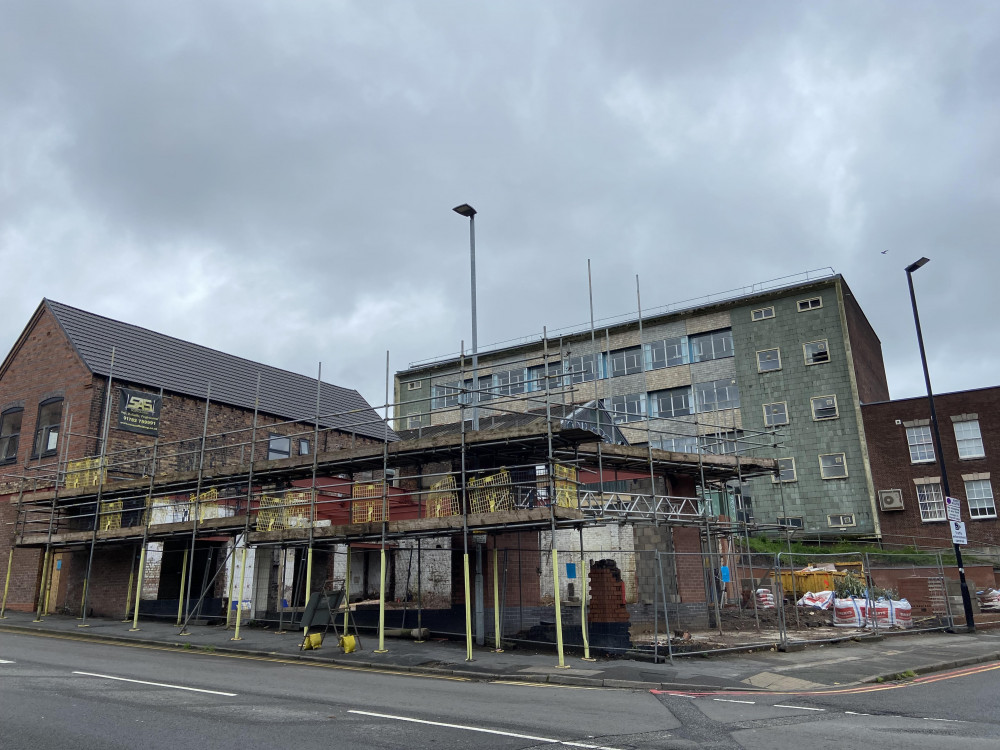 A new Asda Express shop is currently under construction at the corner of Stoke Road and Station Road in Shelton (LDRS).