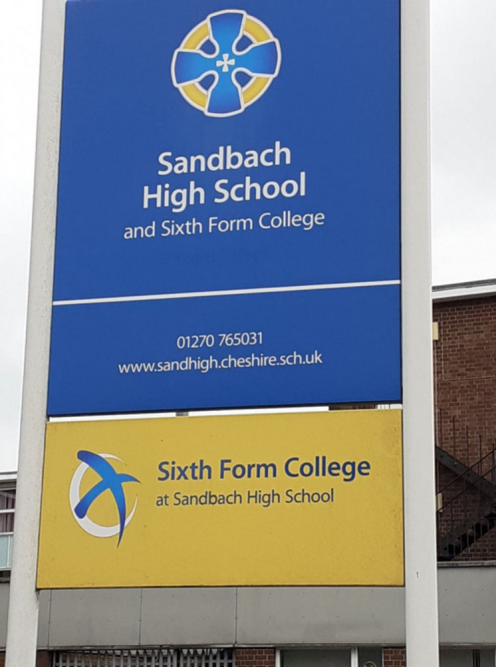 Sandbach High School and Sixth Form College is fully open today. (Photo: Nub News) 