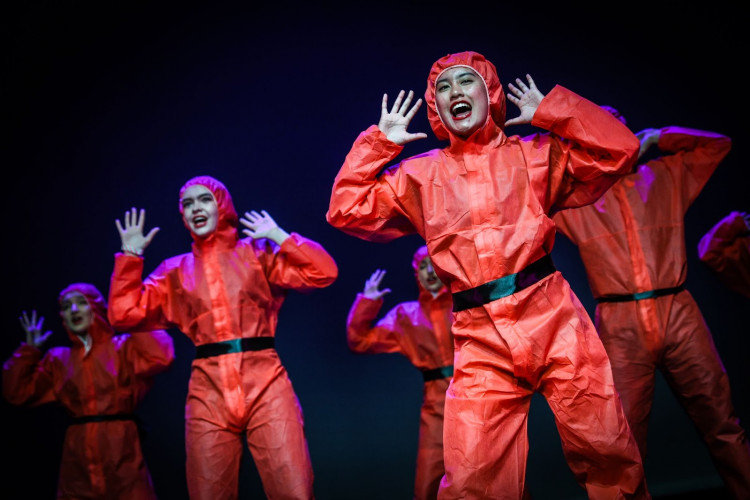 Ealing Performing Arts students who took part in the His Majesty’s event (credit: Stagecoach Performing Arts school).