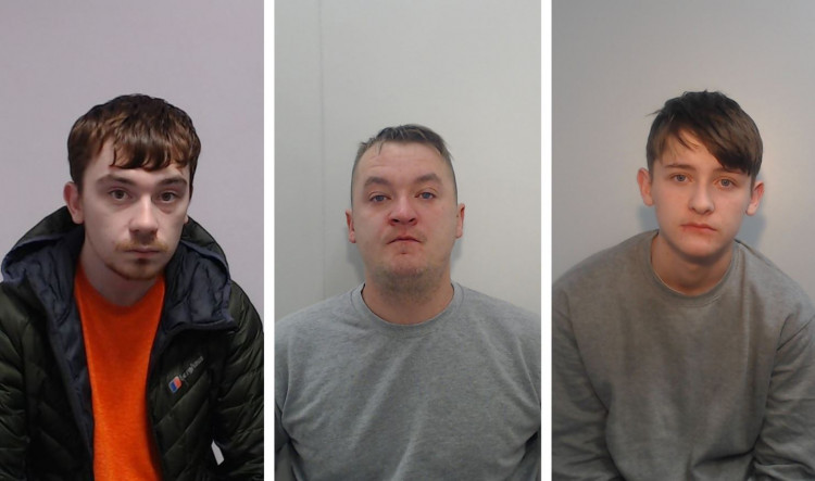 Dale Heywood, Tony Adams and Niall Conaghan have been jailed for a total of 56 years, following the murder of 17-year-old Callum Riley in Heywood in 2022 (Greater Manchester Police).