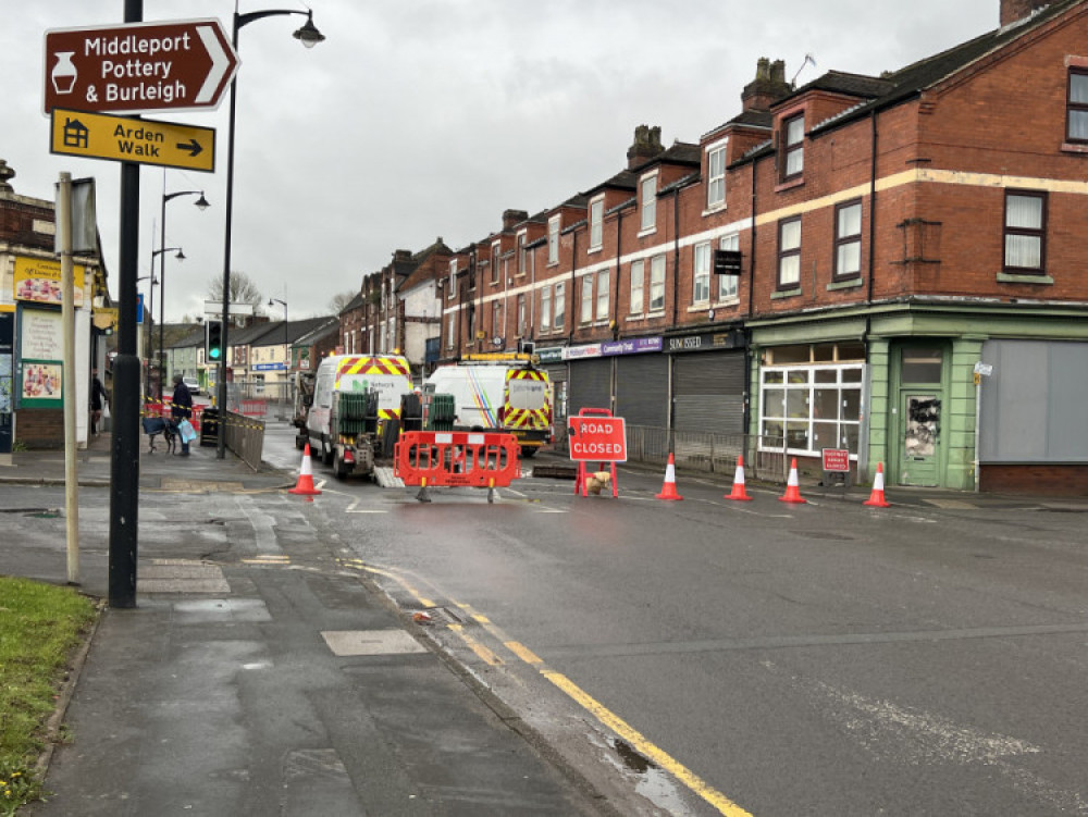 A fire swept through a three-storey building on Newcastle Street, Middleport, in April (Nub News).