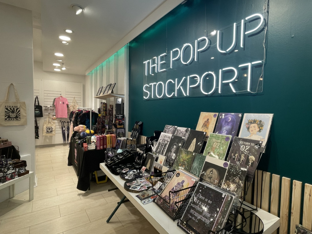 A new alternative shop has opened at the Pop Up in Stockport's Merseyway centre. It will remain open until 16 June (Image - Alasdair Perry)