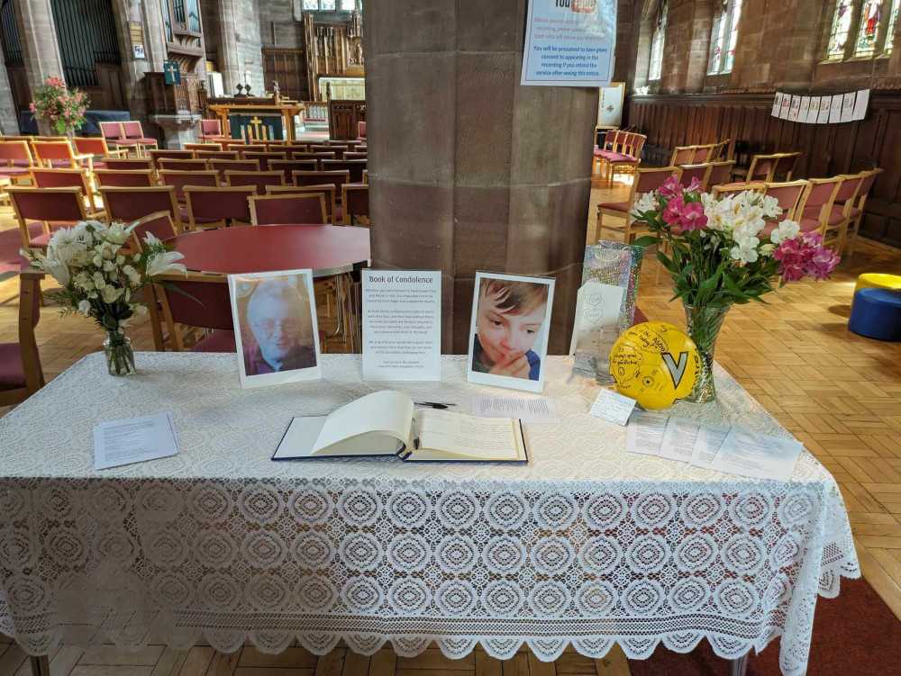 A book of condolence has opened at St Mary’s Magdalene Church. (Photo: Nub News) A book of condolence has opened at St Mary’s Magdalene Church. (Photo: Nub News)
