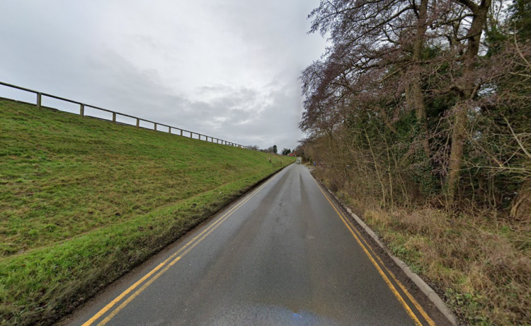 The collision reportedly happened on Valley Road, Earlswood (image via Google Maps)