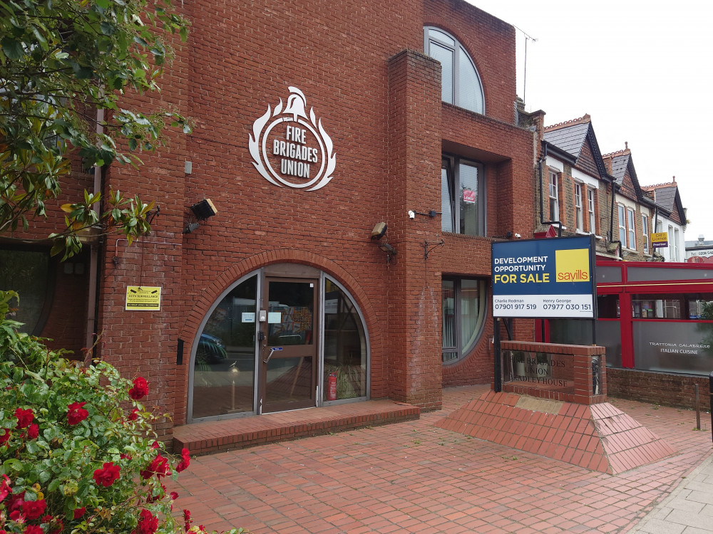 Bradley House on Coombe Road in Norbiton is currently used by the Fire Brigades Union. (Photo: Oliver Monk)