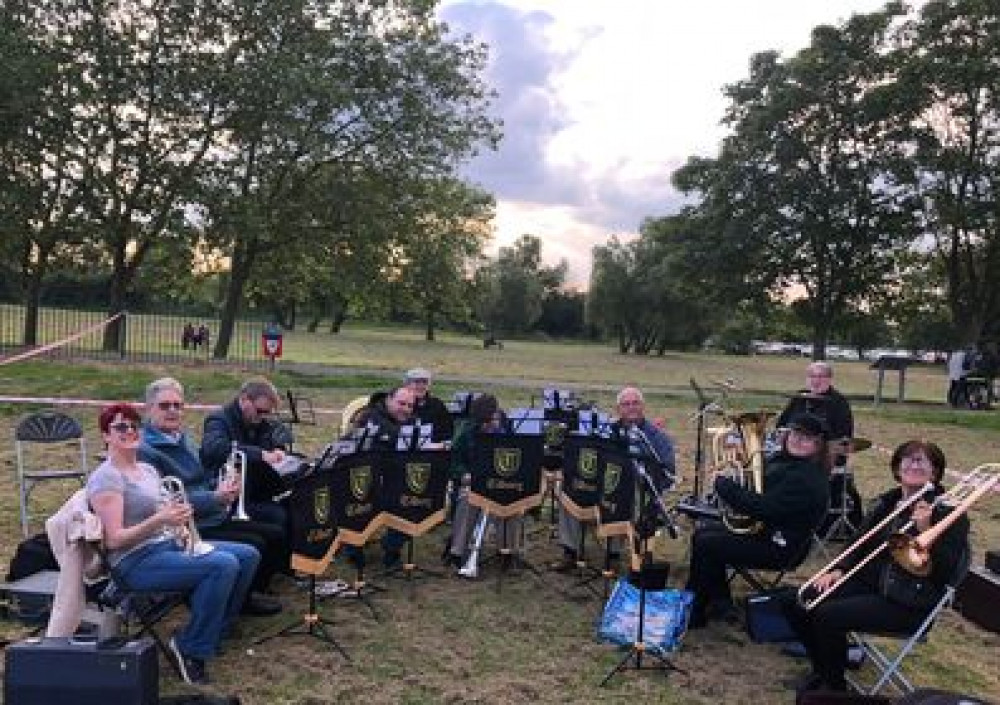 Tilbury Band at Coalhouse Fort. Tilbury Band at Coalhouse Fort.