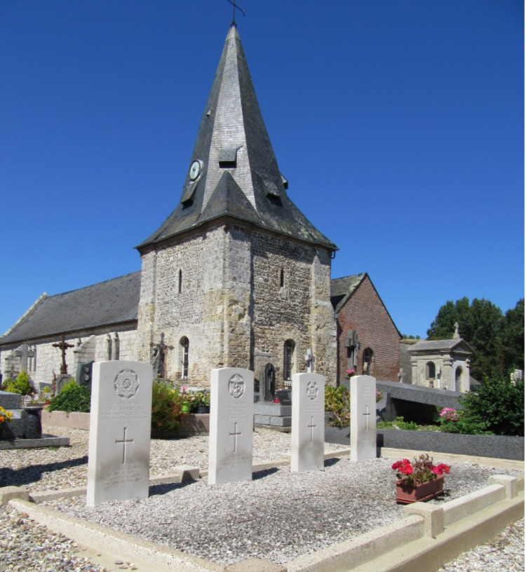 Leading Stoker Edward George Archer from Horndon on the Hill and died aged 23 years on 6th June 1944 on the beaches of Normandy. He is buried in St. Aubin-sur-mer churchyard 10 miles west of Dieppe.