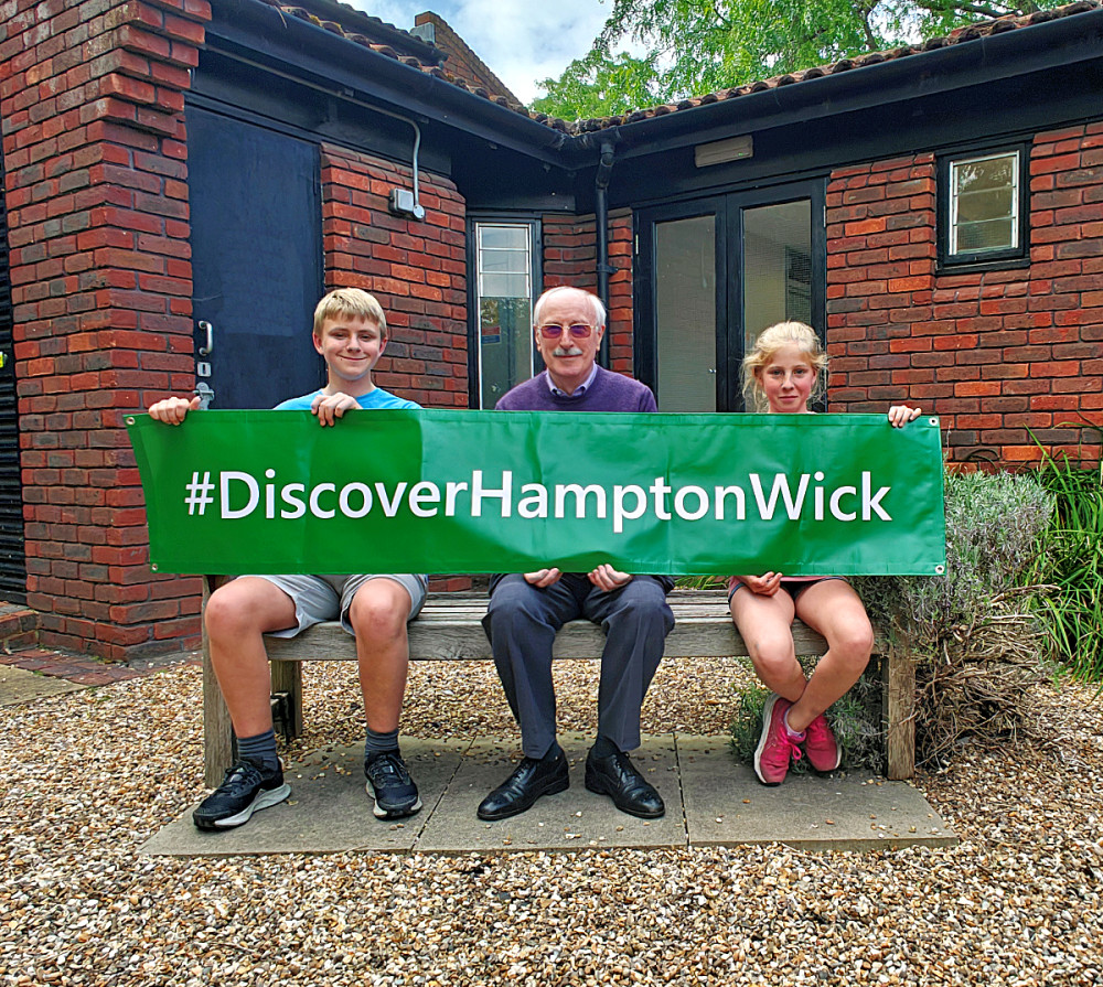 Hampton Wick Association chair, Fraser Wilson (centre), says the campaign will 'help local residents learn more about Hampton Wick and all it has to offer.' (Photo: HWA)