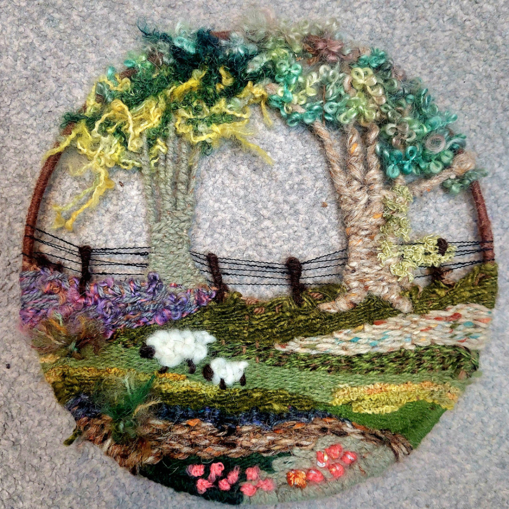 Woven hoop landscape Workshop Woven hoop landscape Workshop