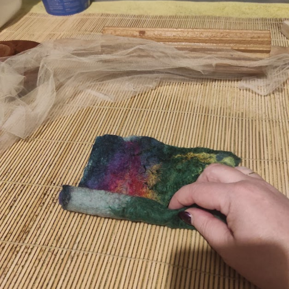 Wet Felted Landscape Wet Felted Landscape