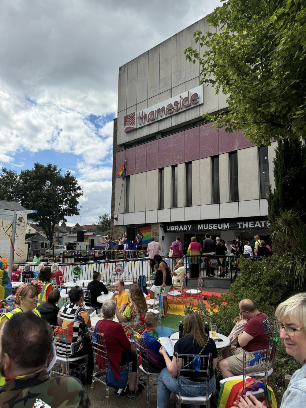 The Pride Festival made its home at the Thameside complex. 