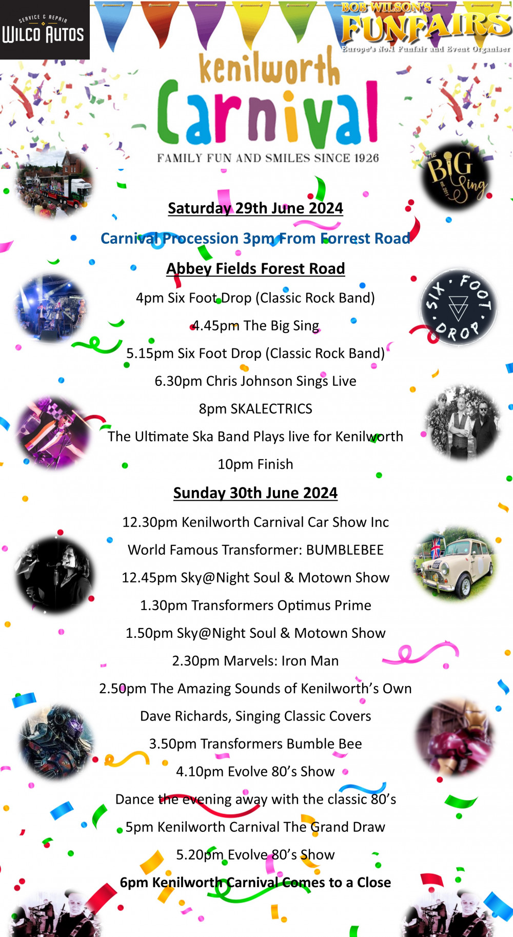 Kenilworth Carnival Weekend Kenilworth Carnival Weekend