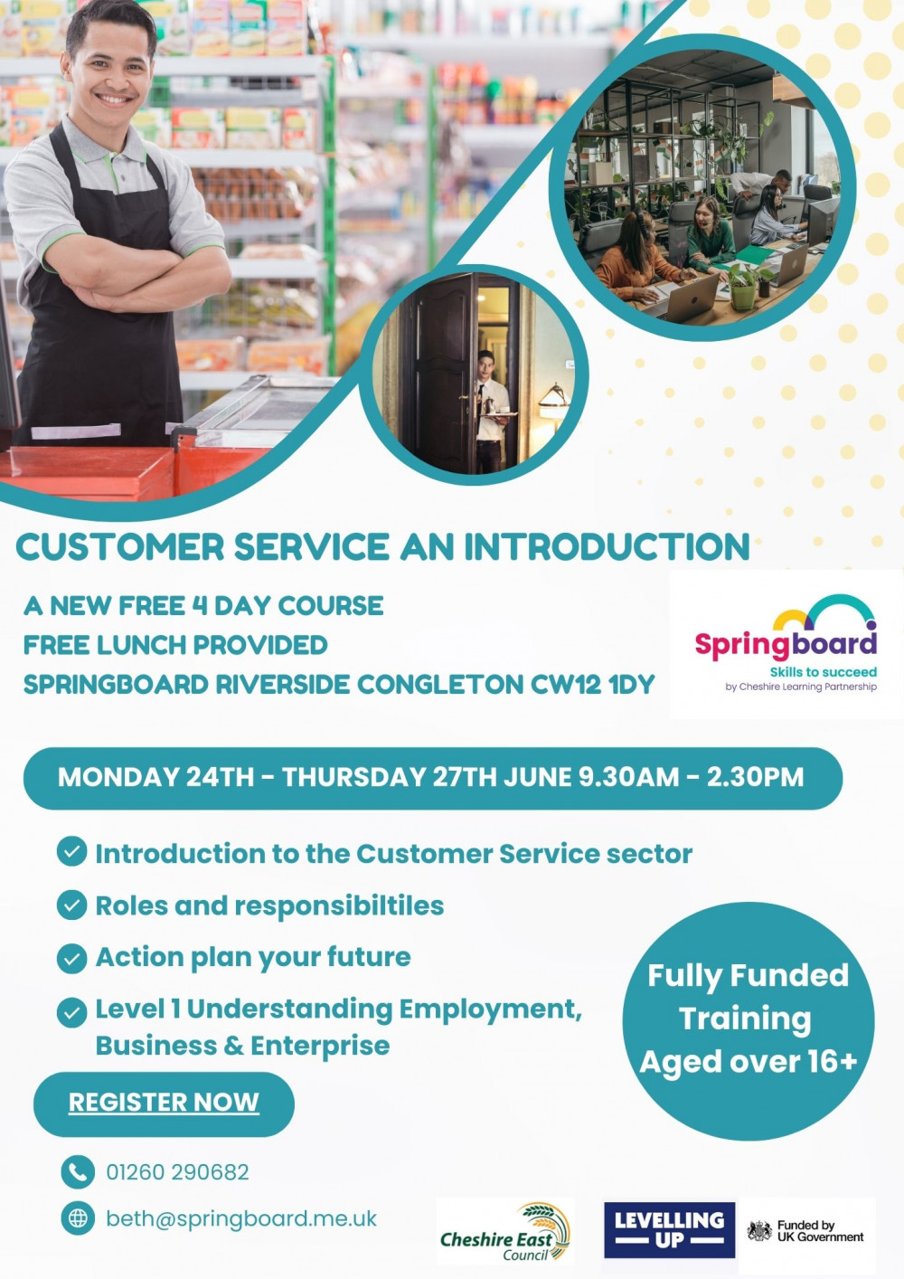 FREE 4 Day Customer Service Course FREE 4 Day Customer Service Course