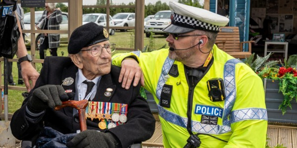 Don Shephard had a guard of honour