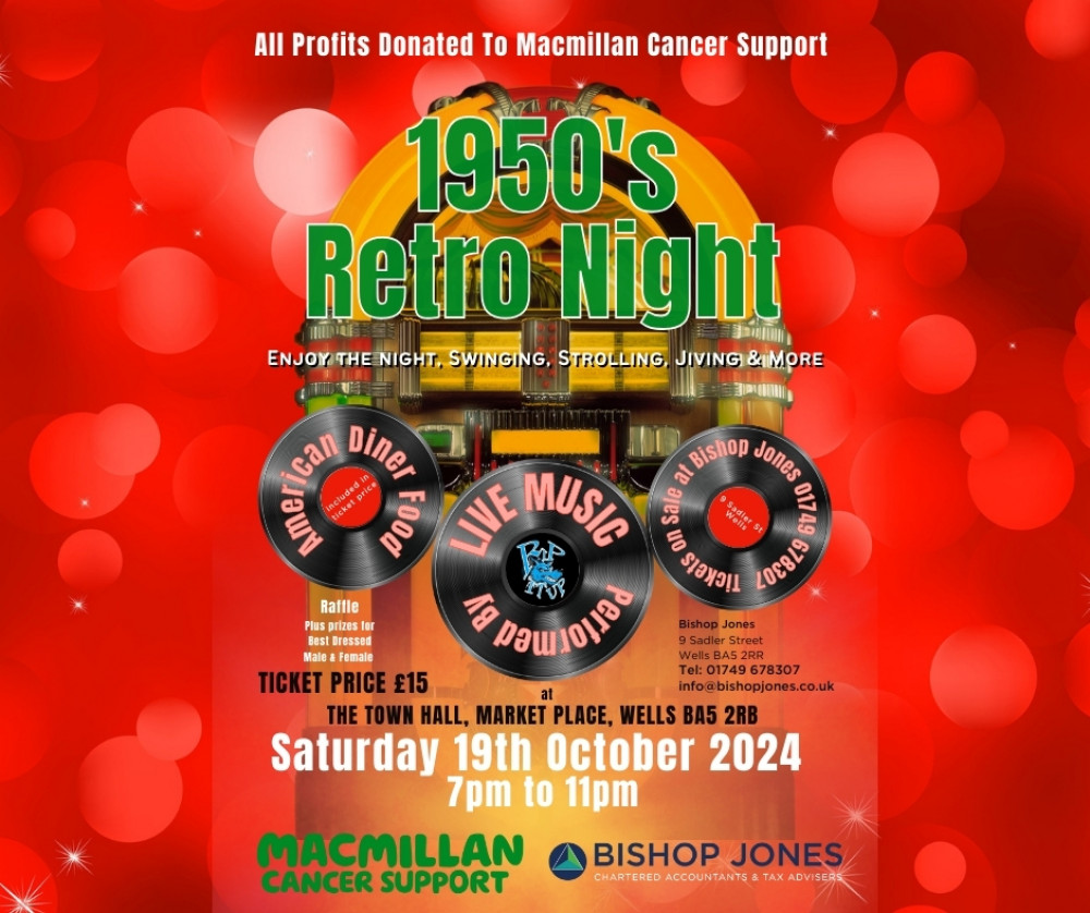 1950's Retrom Night in Aid of Macmillan Cancer Support 1950's Retrom Night in Aid of Macmillan Cancer Support
