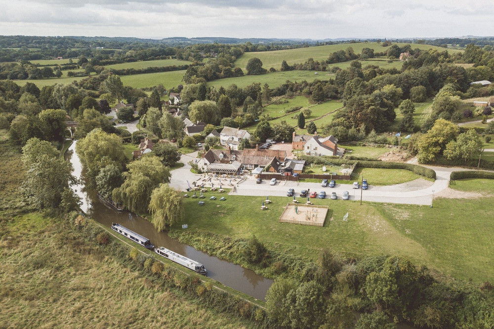 The Fleur de Lys, in Lowsonford, sits along Stratford Canal (image supplied)