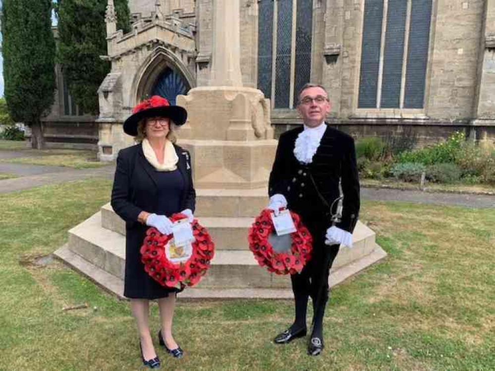 Rutland's Lord Lieutenant Dr Sarah Furness and High Sheriff Richard Cole