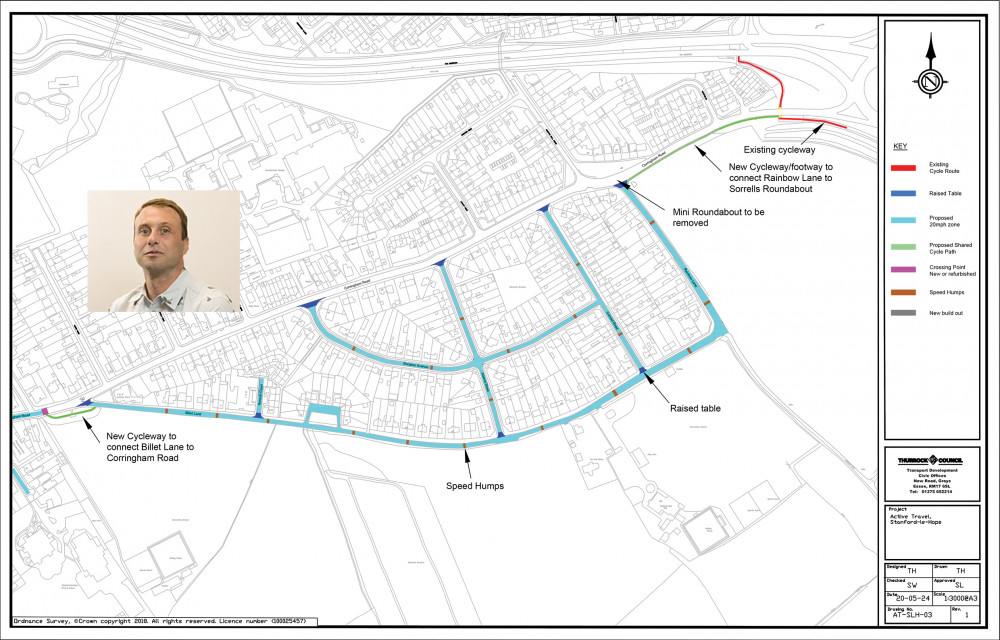 Plans for Corringham Road, Billet Lane and connecting roads. Cllr Ross Byrne is urging residents to have their say. 