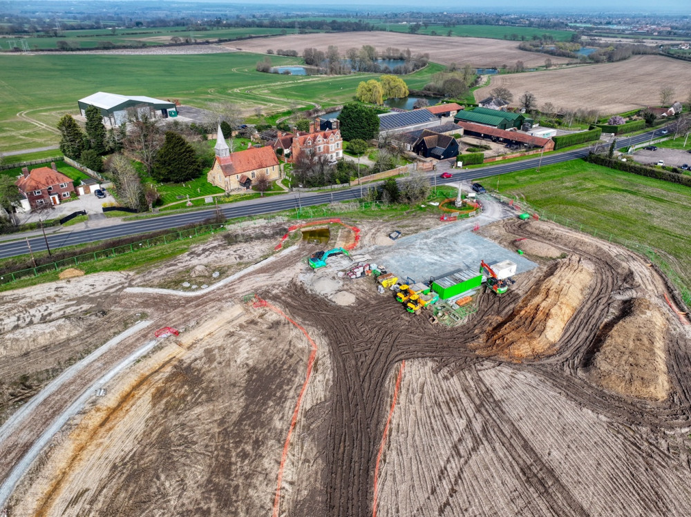 Maldon Fields crematorium under construction. (Photo: Pepper Media)