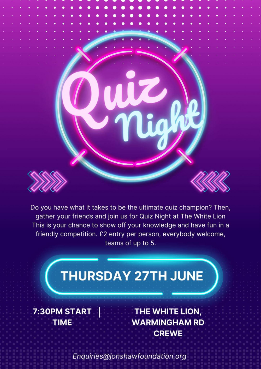 Charity Pub Quiz 