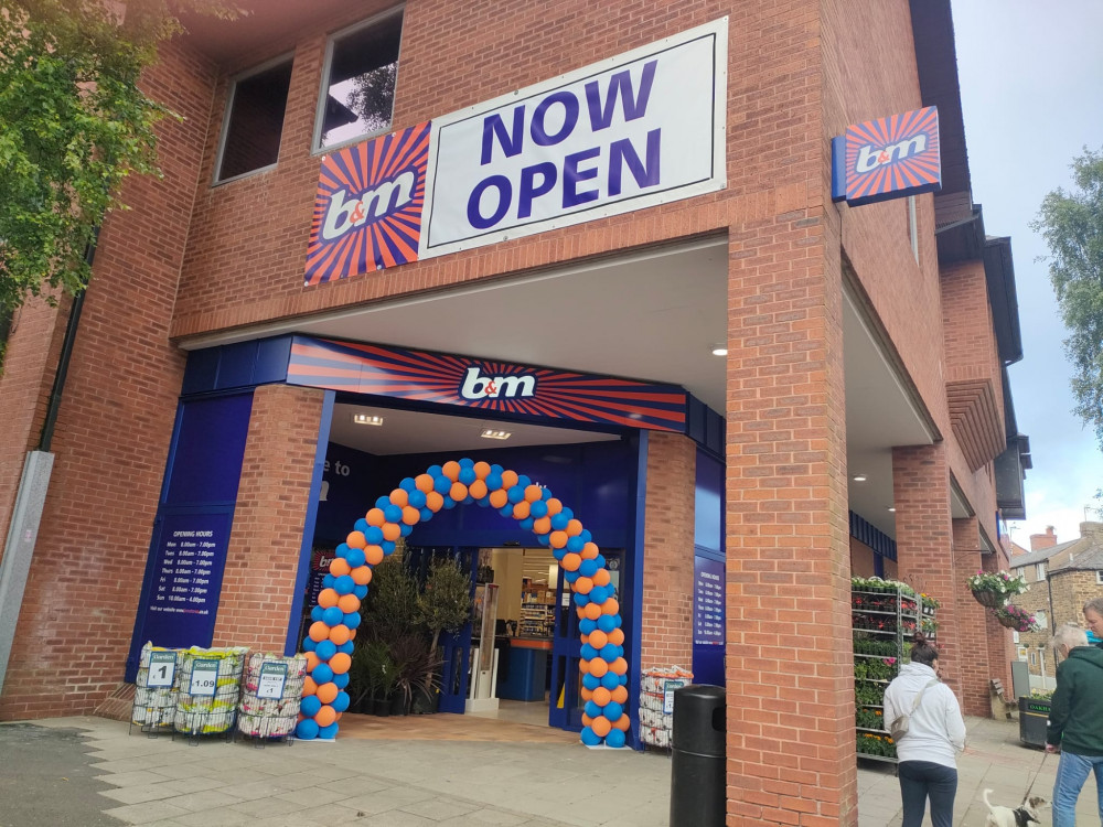 B&M in Oakham is now open. Image credit: Nub News. B&M in Oakham is now open. Image credit: Nub News.