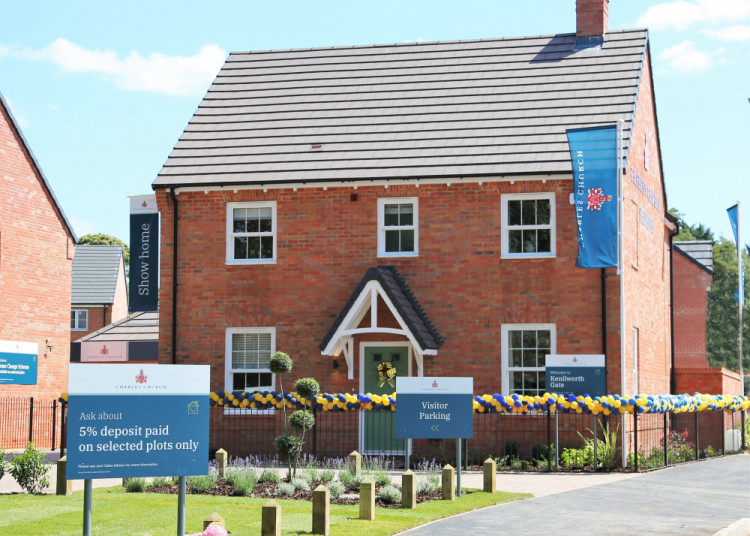 Warwick District Council has granted a reserved matters application for another 144 homes at Thickthorn (image by Charles Church) 