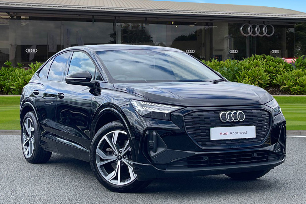 This stunning Audi Q4 e-tron is Stoke Audi's car of the week (Stoke Audi).