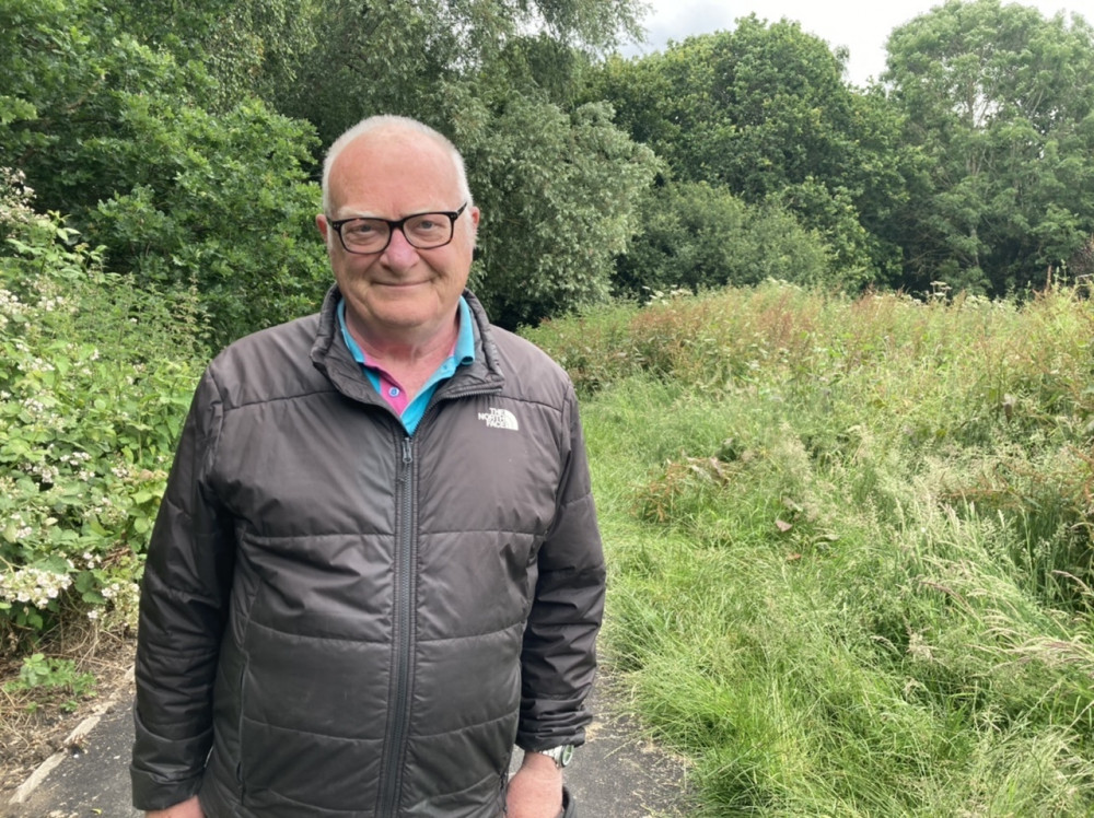 Tony Cooper, 68, from Friends of Green Lane Recreation Ground, said he feels the park is considered last for improvements by the council (credit: Charlotte Lillywhite/LDRS).