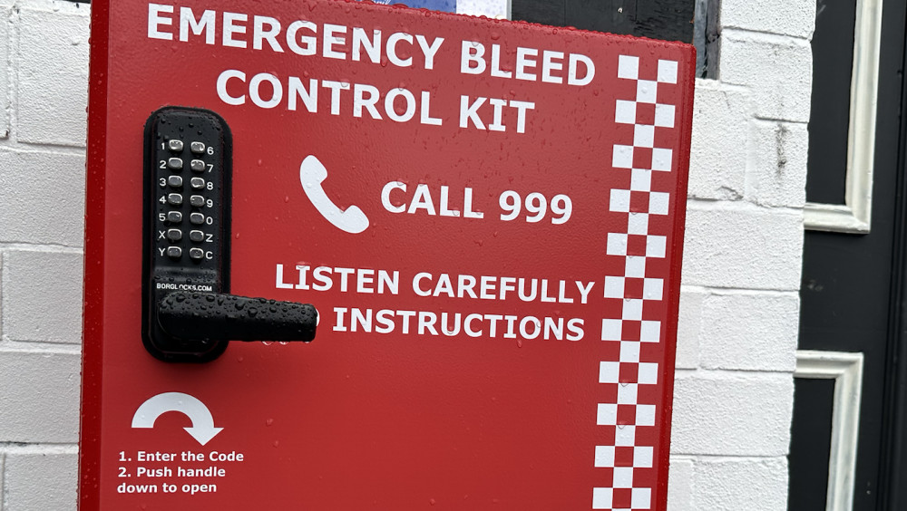 A bleed control kit at a pub in Cheshire East. 