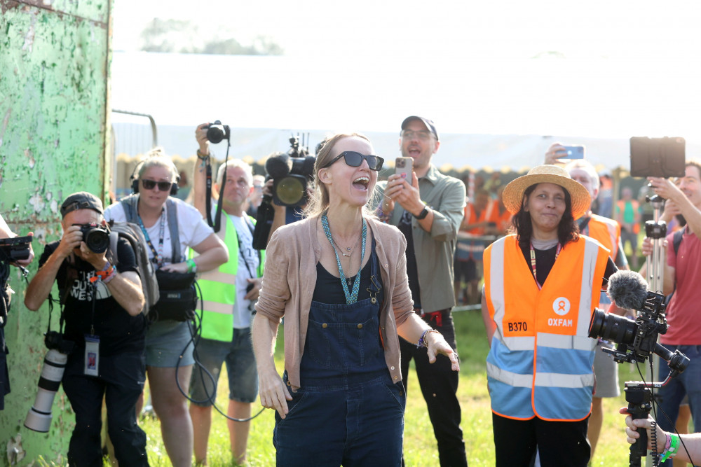  With headline acts like Dua Lipa and Coldplay, the festival site in Pilton is poised to become one of the most densely populated places on Earth. (All photos: SWNS)