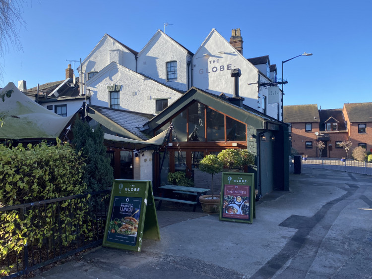 The Globe is one of the 10 local businesses to receive the top hygiene rating in the last few months (image by James Smith)