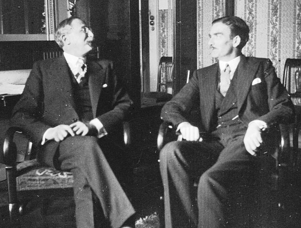 Anthony Eden with French Prime Minister Léon Blum in Geneva in 1936 (Image: public domain)