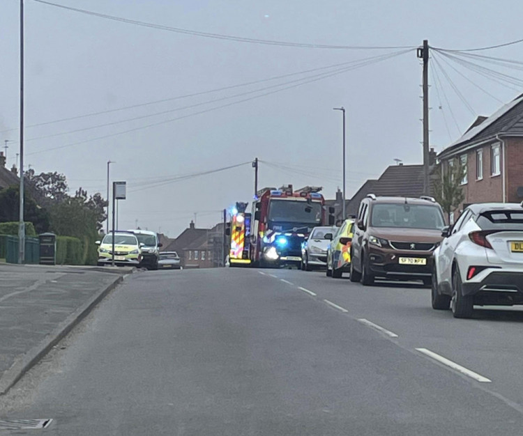 Police and fire crews were called to Beveridge Close, Meir, just before 3.45am on 3 May (Nub News).