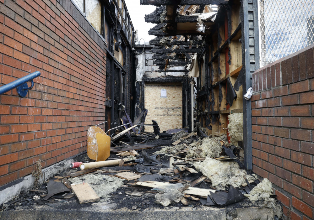 Earlier this month, part of Watermans Art Centre burnt down (credit: Facundo Arrizabalaga/MyLondon).