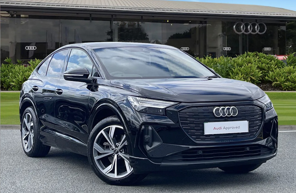 This Approved Used Audi Q4 e-tron is Swansway's car of the week (Swansway Group).