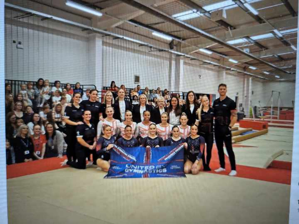 Olympic gymnasts were in Sandbach at the weekend. (Photo: British Gymnastics/Sandbach Gymnastics)  